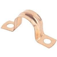 15mm Pipe Clips Copper 10 Pack (2716J)