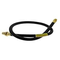 Straight Gas Cooker Hose 4ft x 1/2" Bayonet Gas Approved