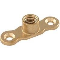 Tesla Female Munsen Ring Backplate M10 Brass 10 Pack (5349X)