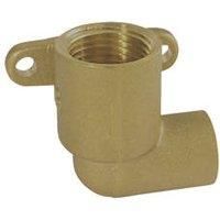 Angled Wall Plate Adaptor 15mm x 1/2" (3015V)