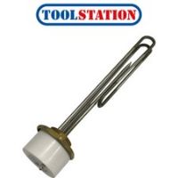 Tesla Titanium Immersion Heater & Plug In Stat 14 inch - 1 1 3/4" Boss