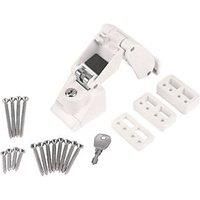Jackloc Titan Lockable Window Restrictor with Folding Key Various Finishes