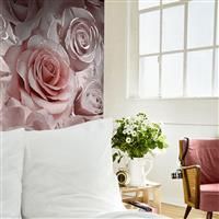 Muriva Madison Glitter Vinyl Wallpaper Raspberry 139521 Full Roll