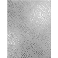 Muriva Kylie Cassia Silver Wallpaper Heavyweight Embossed Metallic Foiled Vinyl