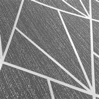 Muriva Indra Geometric Glitter Wallpaper Charcoal (154104)