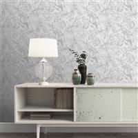 Muriva Sankuru Wallpaper, Grey & Silver