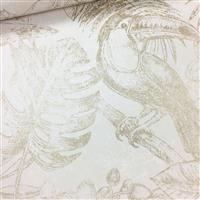 Sankuru Metallic Tropical Wallpaper Grey/Gold Muriva 164503