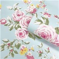 Muriva Catherine Lansfield Designer Canterbury Floral Country Wallpaper