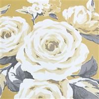 Catherine Lansfield Designer Canterbury Floral Ochre Yellow Wallpaper 165501