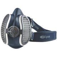 GVS Filter Technology SPR299 Elipse P3 Dust Half Mask Respirator with Replaceable and Reusable Filter, Medium