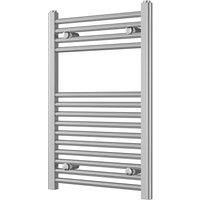 Kudox Straight Towel Radiator - Chrome 600 x 750 mm