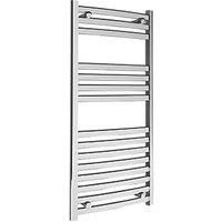 Kudox Verna Chrome Designer Towel Radiator 1100 x 500mm 1419Btu