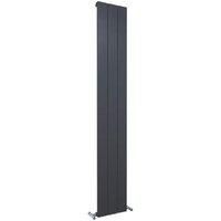 Kudox AluLite Flat Radiator 1800mm x 280mm Black