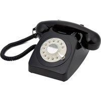 GPO 746 Classic Retro Rotary Vintage Style Telephone with Authentic Bell Ring