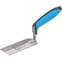 OX Tools Margin Trowel - Pro Series Edging Trowel - multi-colour Flat Trowel - 125 x 50 mm, OX-P013405, Blue