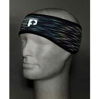 Ultimate Performance Reflective Runners Headband Ear Warmer, Black/Multi, S/M