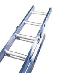 Lyte LYTELT225 2 Section Trade Extension Ladder - Silver