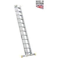 Lyte 3-Section Aluminium Extension Ladder 8.5m (764FG)