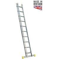 Lyte 2-Section Aluminium Extension Ladder 4.88m (207FG)