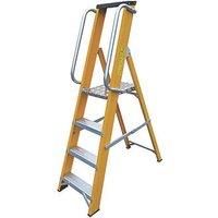 Lyte Fibreglass 4-Treads Platform Stepladder 0.82m (522FG)