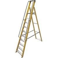 Lyte Fibreglass 10-Treads Platform Stepladder 2.11m (461FG)