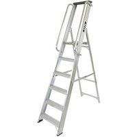 Lyte Aluminium 6-Treads Platform Stepladder 1.26m (642FG)