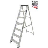 Lyte Aluminium 5-Treads Swingback Stepladder 1.03m (217FH)