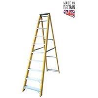 Lyte Fibreglass 10-Treads Swingback Stepladder 2.0m (654FH)