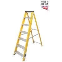 Lyte Fibreglass 7-Treads Swingback Stepladder 1.435m (534FH)