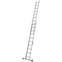 Lyte Pro+ EN131-2 Professional Industrial 2 Section Extension Ladder, 2x10 Rung