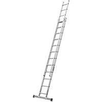 Lyte Double Section Industrial Professional Aluminium Extension Ladder