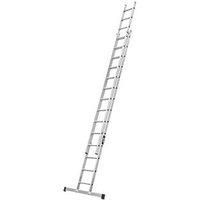 Lyte Double Section Industrial Professional Aluminium Extension Ladder