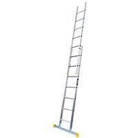 Lyte NGLT225 EN131-2 Extension Ladder, Silver