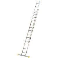 Lyte Double Section Trade Professional Aluminium Extension Ladder