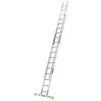 Lyte Double Section Trade Professional Aluminium Extension Ladder