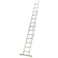 Lyte Triple Section Trade Professional Aluminium Extension Ladder