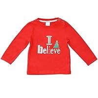 Blade & Rose | Christmas Believe Top |Clothing For Babies & Toddlers | Red | 1-2 Years