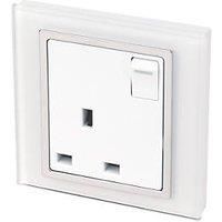 Retrotouch White Socket (1 Gang/Chrome Trim) - SKU00164