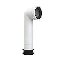 Viva 4" 110mm EASI-FIT Bent Extra long WC Pan Connector 90 Degree - 400mm