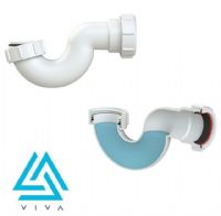 Viva 40mm Easi-Flo Shallow Bath Trap 19mm Seal Bath Trap