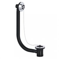 Viva Chrome Luxury Bath Waste Plug & Chain Clicker Click Clack Pop Up 1-1/2"