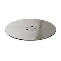 Viva Shower Trap Dome Cover Brushed in Nickel Brass