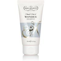 Percy & Reed I Need A Hero! Wonder Shampoo Gentle Nourishing Care - Free from Sulphates & Parabens. Safe for Sensitive Skin. Sulphate-Free, Paraben-Free & Vegan Friendly. For All Hair Types - 50ml