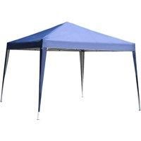 Outsunny 3 x 3M Garden Heavy Duty Pop Up Gazebo Marquee Party Tent Wedding Canopy (Blue) + Carrying Bag