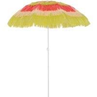 Patio Garden Hawaii Beach Sun Umbrella Sunshade Hawaiian Folding Parasol
