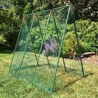 GardenSkill Pea Master Heavy Duty Pea Frame Kit - 1.2m x 1.2m x 0.75m wide