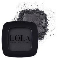 Lola Make-Up Mono Eyeshadow, Black, Satin, Rich Intense Pigmentation, High Coverage, Use Wet & Dry, All Skin Tone, Mineral Oil Free, Vegan & Cruelty Free, No. 001