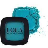 Lola Make-Up Mono Eyeshadow, Turquoise, Satin, Rich Intense Pigmentation, High Coverage, Use Wet & Dry, All Skin Tone, Mineral Oil Free, Vegan & Cruelty Free, No. 005
