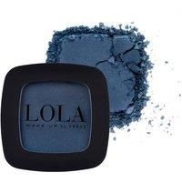 Lola Make-Up Mono Eyeshadow, Dark Blue, Satin, Rich Intense Pigmentation, High Coverage, Use Wet & Dry, All Skin Tone, Mineral Oil Free, Vegan & Cruelty Free, No. 007