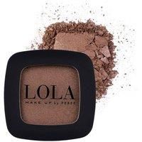 Lola Make Up by Perse Mono Eyeshadow with Natural Ingredients and High Coverage, Satin Eye Shadow Palette for All Skin Types Vegan and Cruelty-Free Eye Makeup, Hazel Brown (018)